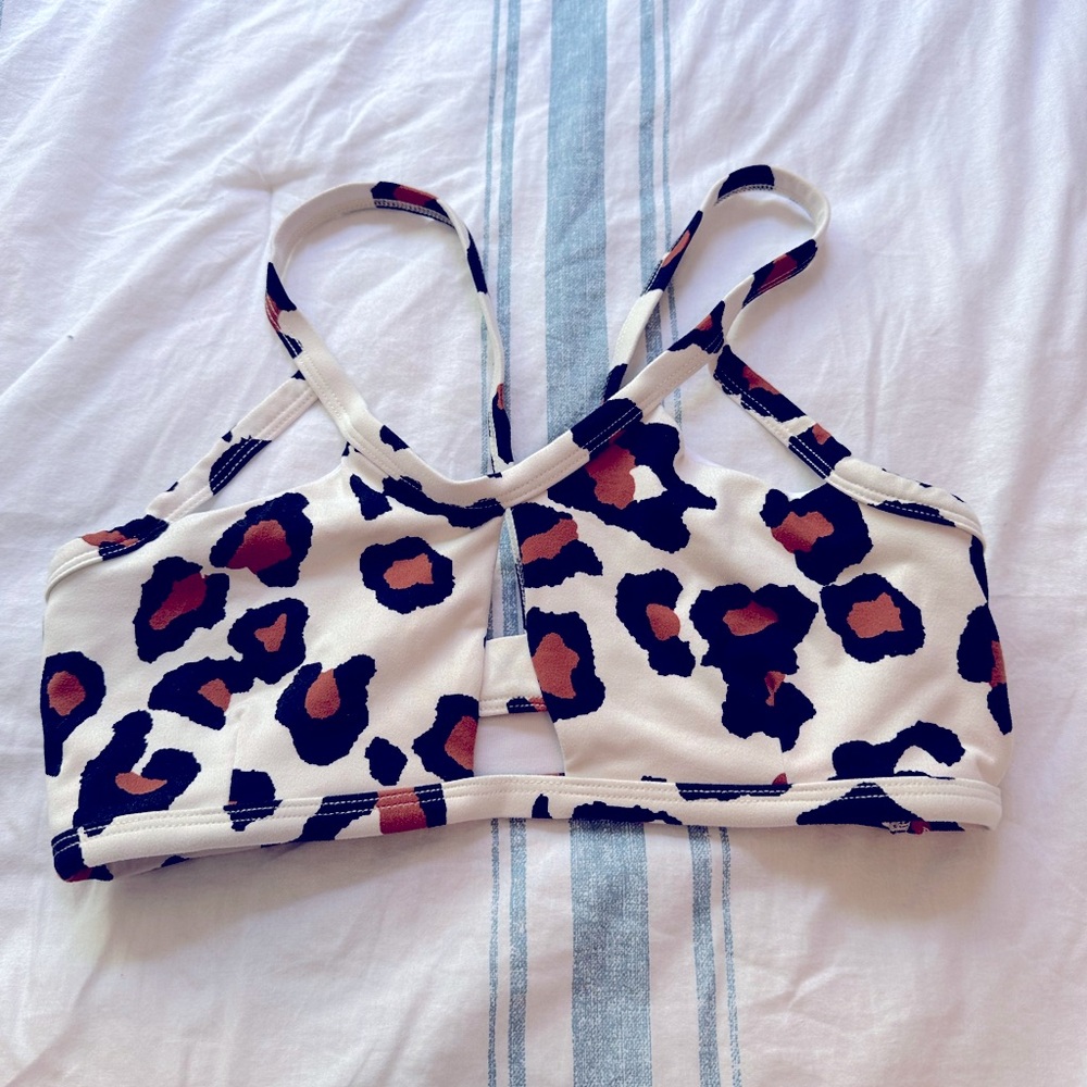 Cheetah Print Sports Bra